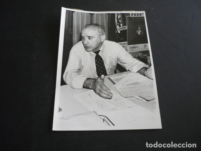 Antique Photography: AGUSTIN SABIO PRESIDENTE COLEGIO OFICIAL CRONOMETRADORES AUTOMOVILISMO ANTIGUA FOTOGRAFIA 13 X 18 CM