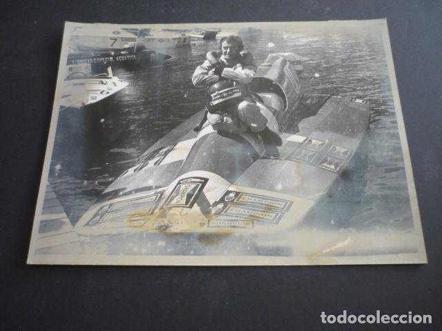 Antique Photography: JOAQUIN DIAMANT MOTONAUTICA AUTOMOVILISMO ANTIGUA FOTOGRAFIA 24 X 18 CM