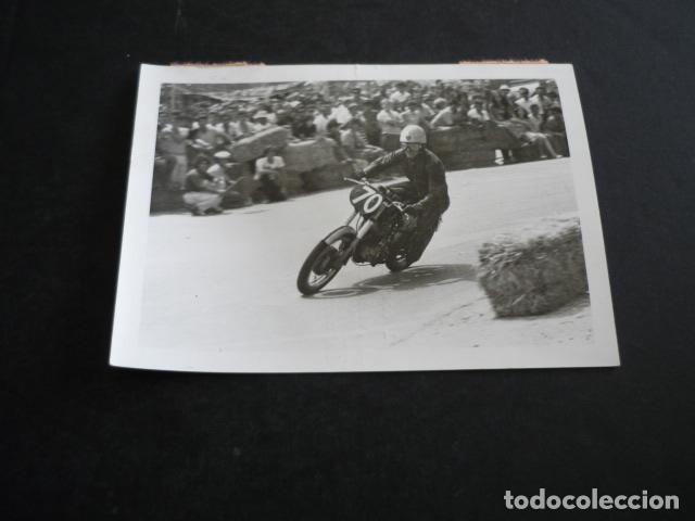 Antique Photography: BENICARLO CASTELLON VI PREMIO AYUNTAMIENTO MOTOCICLISMO ANTIGUA FOTOGRAFIA 8 X 11 CM