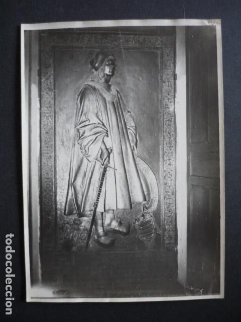 Alte Fotografie: BADAJOZ LAUDA SEPULCRAL CATEDRAL ANTIGUA FOTOGRAFIA 18.5 X 13.5 CM