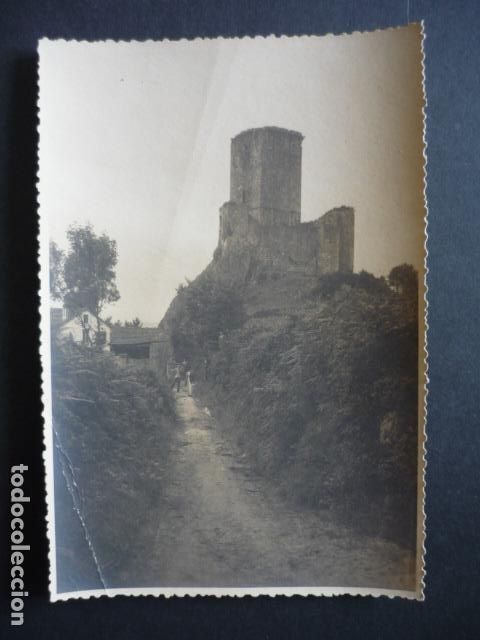 Fotograf&iacute;a antigua: PUENTEDEUME CORU&Ntilde;A CASTILLO DE ANDRADE ANTIGUA FOTOGRAFIA 13 X 18 CM