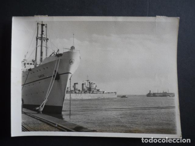 Alte Fotografie: BARCELONA EL PUERTO ESCENA ANTIGUA FOTOGRAFIA 13 X 18 CM