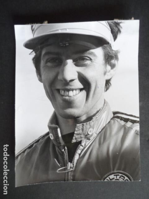Antique Photography: HARRY EVERTS MOTOCICLISMO ANTIGUA FOTOGRAFIA 11 X 14,5 CM