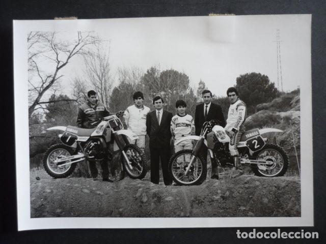 Antique Photography: ANTONIO TONI Y JORDI ELIAS MOTOCICLISMO ANTIGUA FOTOGRAFIA 13 X 18 CM