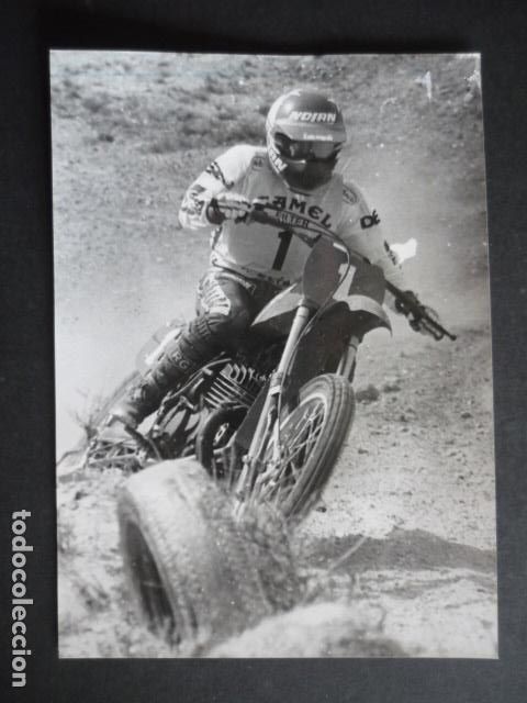 Antique Photography: TONI ELIAS MOTOCICLISMO ANTIGUA FOTOGRAFIA 13 X 18 CM