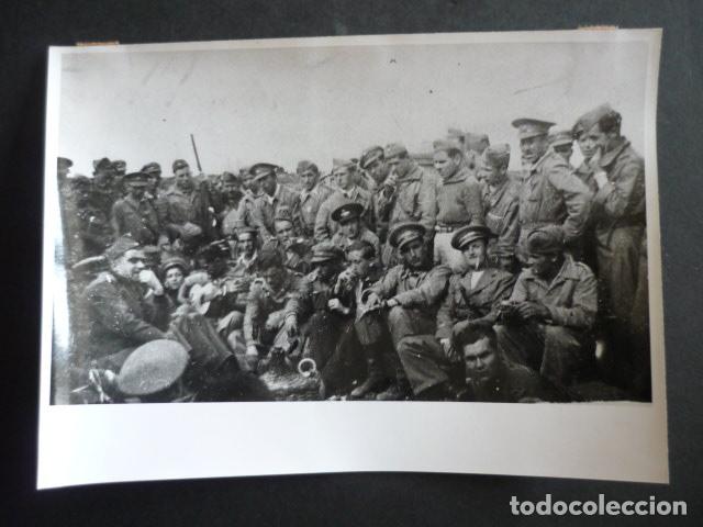 Antique Photography: VALENCIA EL REBOLLAR BRIGADAS CARABINEROS GUERRA CIVIL ANTIGUA FOTOGRAFIA 18 X 12 CM