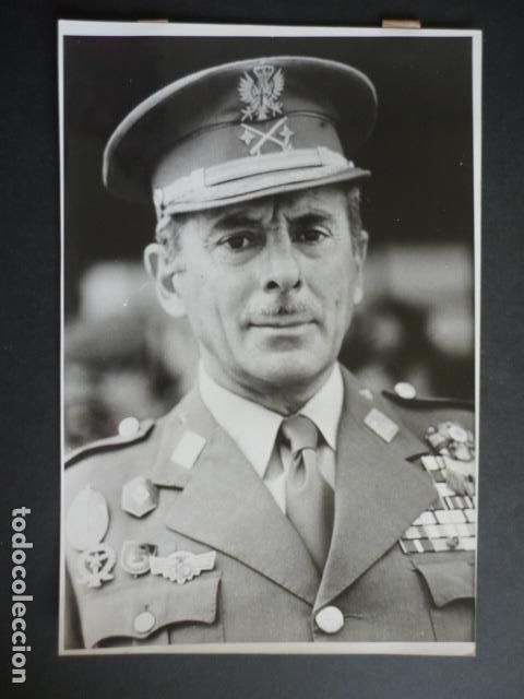 Fotograf&iacute;a antigua: FERNANDO SOTERAS CASAMAYOR CAPITAN GENERAL DE VALLADOLID ANTIGUA FOTOGRAFIA 16,5 X 25 CM