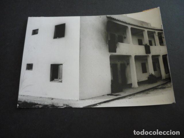 Fotograf&iacute;a antigua: SAN CARLOS DE LA RAPITA ALFAQUES TARRAGONA EXPLOSION CAMPING TRAGEDIA ANTIGUA FOTOGRAFIA 12 X 18 CM