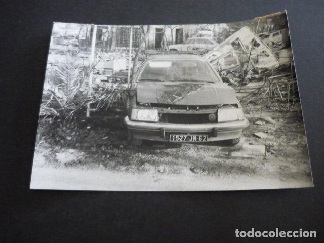 Fotograf&iacute;a antigua: SAN CARLOS DE LA RAPITA ALFAQUES TARRAGONA EXPLOSION CAMPING TRAGEDIA ANTIGUA FOTOGRAFIA 13 X 18 CM