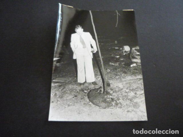 Alte Fotografie: ALFAQUES SAN CARLOS DE LA RAPITA TARRAGONA EXPLOSION CAMPING TRAGEDIA ANTIGUA FOTOGRAFIA 13 X 18 CM