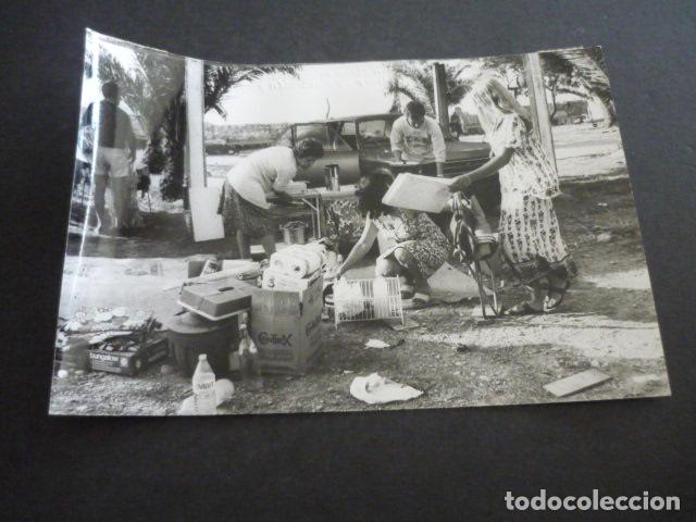 Fotograf&iacute;a antigua: ALFAQUES SAN CARLOS DE LA RAPITA TARRAGONA EXPLOSION CAMPING TRAGEDIA ANTIGUA FOTOGRAFIA 13 X 18 CM