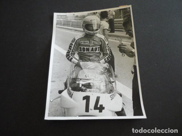 Fotograf&iacute;a antigua: PATRIC PONS CORREDOR MOTOCICLISMO ANTIGUA FOTOGRAFIA 18 X 12 CM