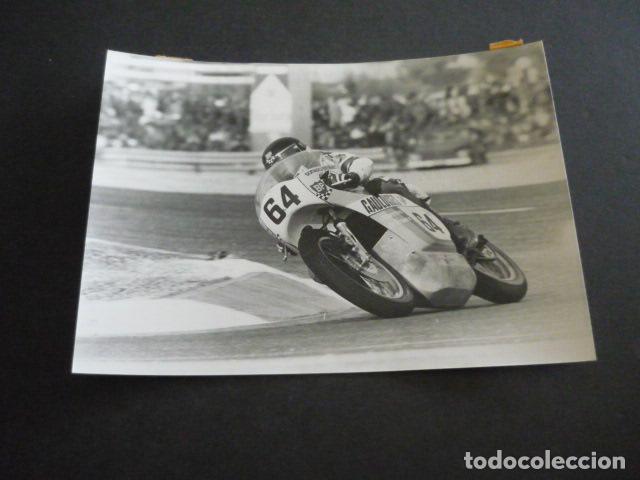 Fotograf&iacute;a antigua: PATRICK PONS CORREDOR MOTOCICLISMO ANTIGUA FOTOGRAFIA 13 X 18 CM