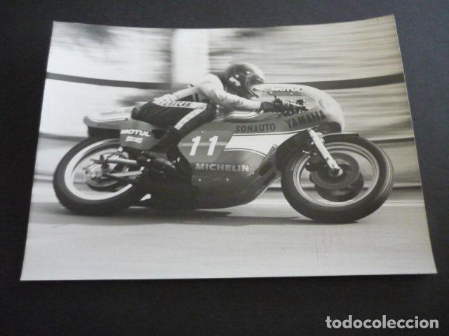 Fotograf&iacute;a antigua: PATRICK PONS CORREDOR MOTOCICLISMO ANTIGUA FOTOGRAFIA 24 X 18 CM