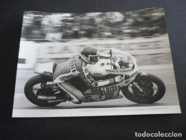 Fotograf&iacute;a antigua: PATRICK PONS CORREDOR MOTOCICLISMO ANTIGUA FOTOGRAFIA 24 X 18 CM