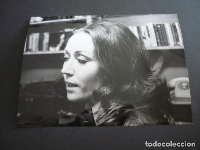 Antique Photography: ROSA MARIA MATEO PERIODISTA TELEVISION ESPA&Ntilde;OLA TVE ANTIGUA FOTOGRAFIA 24 X 18 CM