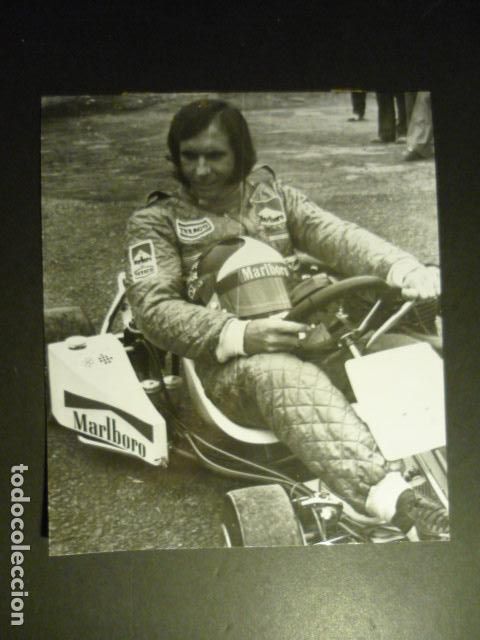 Antique Photography: EMERSON FITTIPALDI CORREDOR AUTOMOVILISMO ANTIGUA FOTOGRAFIA 18 X 24 CM