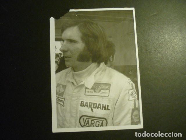 Antique Photography: EMERSON FITTIPALDI CORREDOR AUTOMOVILISMO ANTIGUA FOTOGRAFIA 18 X 13 CM