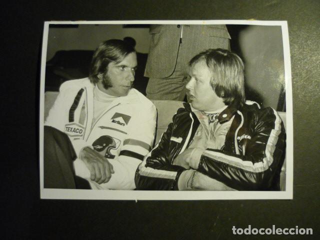 Alte Fotografie: EMERSON FITTIPALDI CORREDOR AUTOMOVILISMO ANTIGUA FOTOGRAFIA 18 X 13 CM