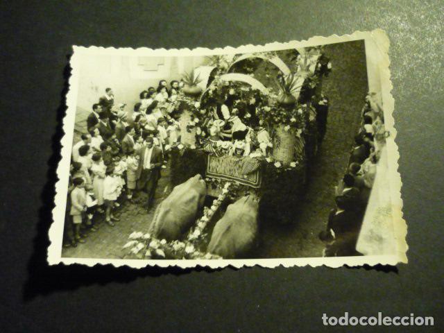 Fotografia antica: LA OROTAVA TENERIFE FIESTAS FOTOGRAFIA 7 X 10 CM