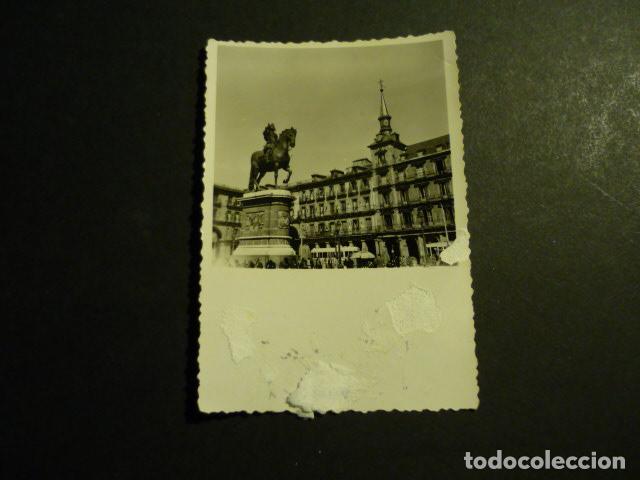 Fotografia antiga: MADRID PLAZA MAYOR ANTIGUA FOTOGRAFIA 6 X 9 CM
