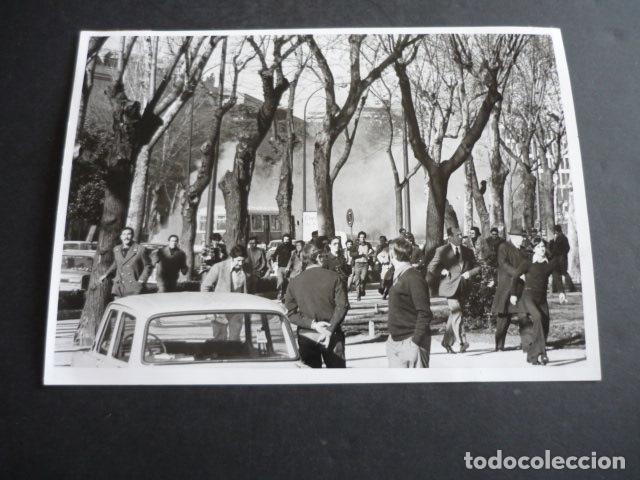 Fotograf&iacute;a antigua: MADRID HUELGA DE CORREOS ANTIGUA FOTOGRAFIA 18 X 13 CM
