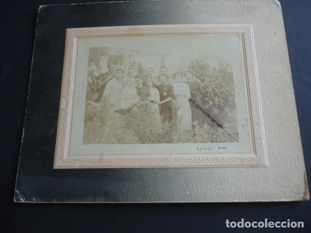 Fotograf&iacute;a antigua: ALBACETE GRUPO FAMILIAR 1913 ANTIGUA FOTOGRAFIA SOBRE CARTON 21 X 27 CM