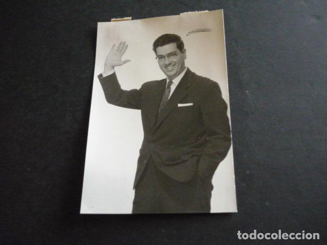Fotograf&iacute;a antigua: JOSE LUIS PECKER LOCUTOR RADIO ANTIGUA FOTOGRAFIA 8 X 13 CM