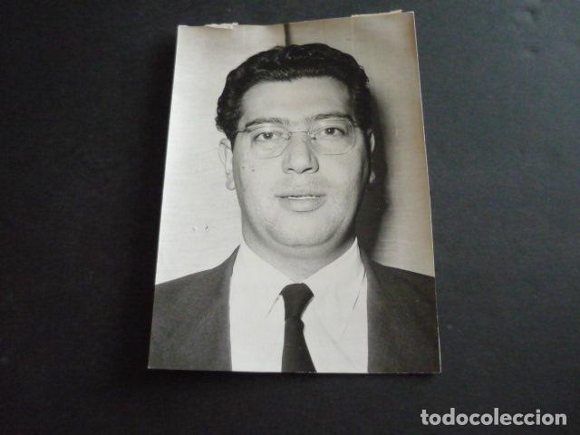 Antique Photography: JOSE LUIS PECKER LOCUTOR RADIO ANTIGUA FOTOGRAFIA 12 X 17 CM
