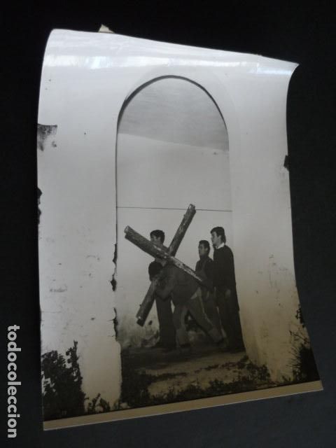 Fotografia antica: CHINCH&Oacute;N MADRID PASI&Oacute;N VIVIENTE ANTIGUA FOTOGRAFIA 18 X 24 CM