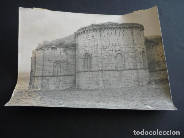 Photographie ancienne: UCEDA GUADALAJARA IGLESIA DE SANTA MARIA DE LA VARGA ANTIGUA FOTOGRAFIA 18 X 24 CM