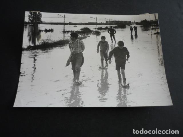 Antique Photography: VALENCIA INUNDACIONES ANTIGUA FOTOGRAFIA 13 X 18 CM
