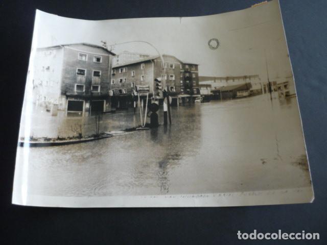 Fotograf&iacute;a antigua: SAN SEBASTIAN INUNDACIONES ANTIGUA FOTOGRAFIA 24 X 18 CM