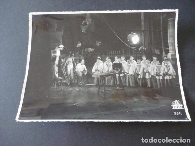 Fotograf&iacute;a antigua: ZARAGOZA RODAJE DE PELICULA CIFESA ANTIGUA FOTOGRAFIA 18 X 24 CM