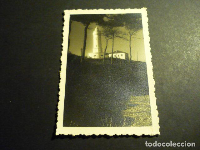Fotograf&iacute;a antigua: SANTANDER FARO DE CABO MAYOR ANTIGUA FOTOGRAFIA 7 X 10 CM