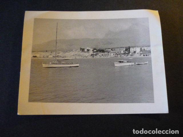 Alte Fotografie: CALPE ALICANTE ANTIGUA FOTOGRAFIA 9 X 12 CM