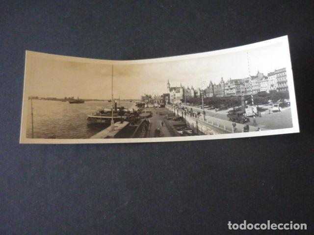 Fotograf&iacute;a antigua: AMBERES BELGICA ANTIGUA FOTOGRAFIA PANORAMICA 6,5 X 18,5 CM