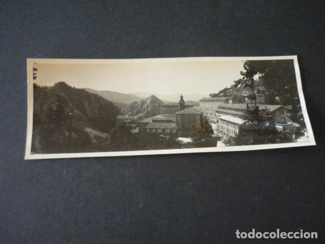 Photographie ancienne: O&Ntilde;ATE GUIPUZCOA SANTUARIO DE ARANZAZU ANTIGUA FOTOGRAFIA PANORAMICA 6,5 X 18,5 CM