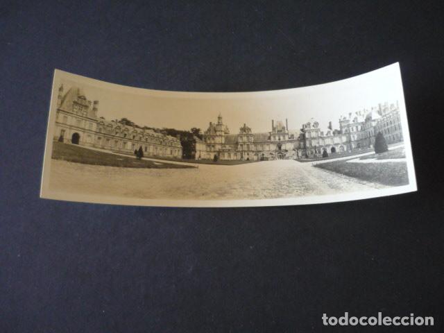 Fotograf&iacute;a antigua: FONTAINEBLEAU ANTIGUA FOTOGRAFIA PANORAMICA 6,5 X 18,5 CM