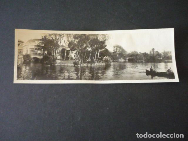 Fotograf&iacute;a antigua: BARCELONA ANTIGUA FOTOGRAFIA PANORAMICA 6,5 X 18,5 CM