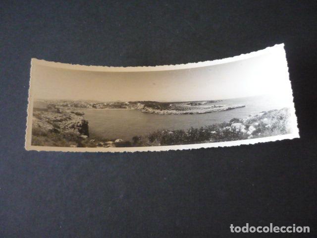 Alte Fotografie: PUERTO DE SOLLER MALLORCA ANTIGUA FOTOGRAFIA PANORAMICA 6,5 X 18,5 CM