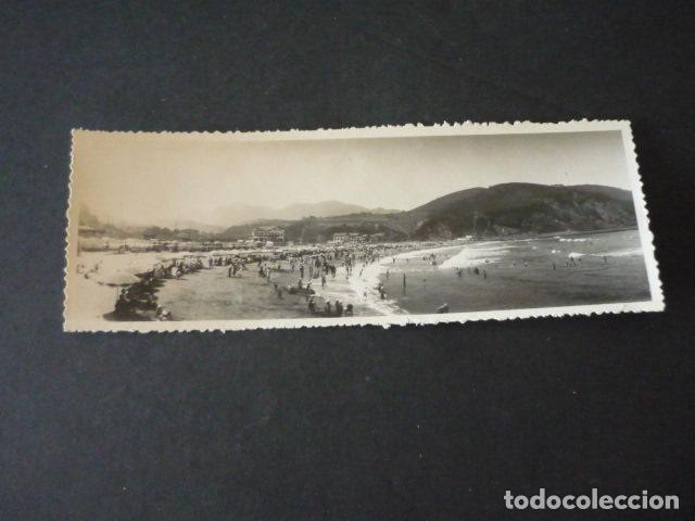 Alte Fotografie: DEVA GUIPUZCOA ANTIGUA FOTOGRAFIA PANORAMICA 6,5 X 18,5 CM