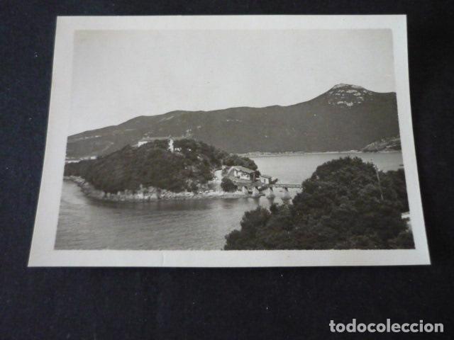 Fotografia antica: ISLA DE CHACHARRAMENDI VIZCAYA ANTIGUA FOTOGRAFIA 6 X 9 CM