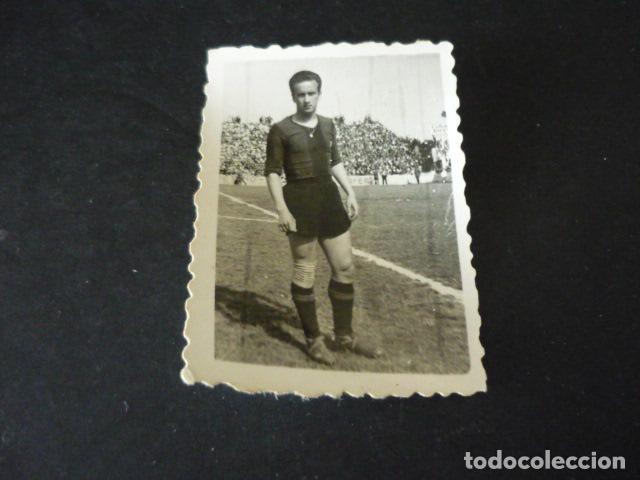 Alte Fotografie: RACING DE SANTANDER EQUIPO DE FUTBOL JUGARDOR ANTIGUA FOTOGRAFIA MAZO FOTOGRAFO 4,5 X 6 CM