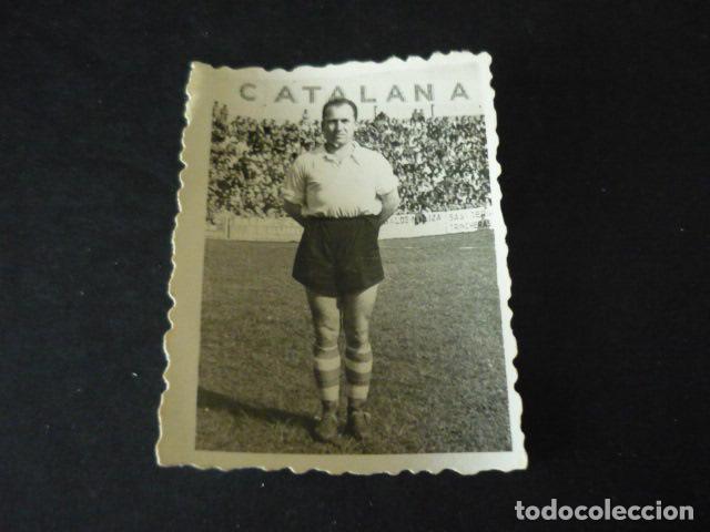 Fotografia antica: RACING DE SANTANDER EQUIPO DE FUTBOL JUGARDOR ANTIGUA FOTOGRAFIA MAZO FOTOGRAFO 4,5 X 6 CM