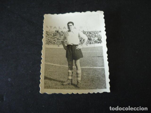 Photographie ancienne: RACING DE SANTANDER EQUIPO DE FUTBOL JUGARDOR ANTIGUA FOTOGRAFIA MAZO FOTOGRAFO 4,5 X 6 CM