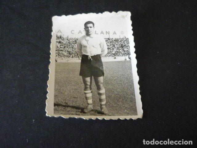 Alte Fotografie: RACING DE SANTANDER EQUIPO DE FUTBOL JUGARDOR ANTIGUA FOTOGRAFIA MAZO FOTOGRAFO 4,5 X 6 CM