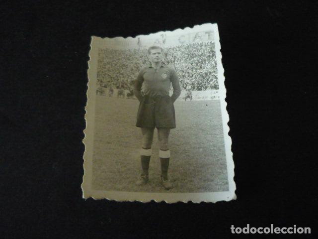Alte Fotografie: RACING DE SANTANDER EQUIPO DE FUTBOL JUGARDOR ANTIGUA FOTOGRAFIA MAZO FOTOGRAFO 4,5 X 6 CM