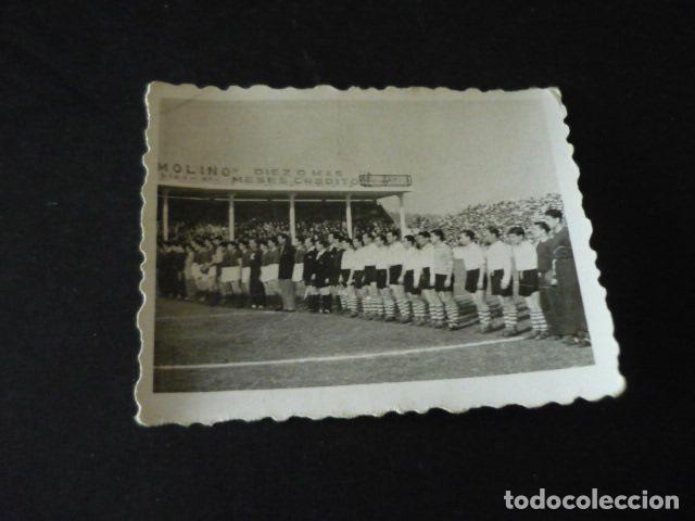 Fotograf&iacute;a antigua: RACING DE SANTANDER FUTBOL JUGADORES FOTOGRAFIA MAZO FOTOGRAFO 4,5 X 6 CM
