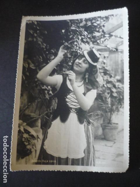 Fotograf&iacute;a antigua: TENERIFE TRAJE TIPICO A. BENITEZ FOTOGRAFO ANTIGUA FOTOGRAFIA 12 X 16,5 CM